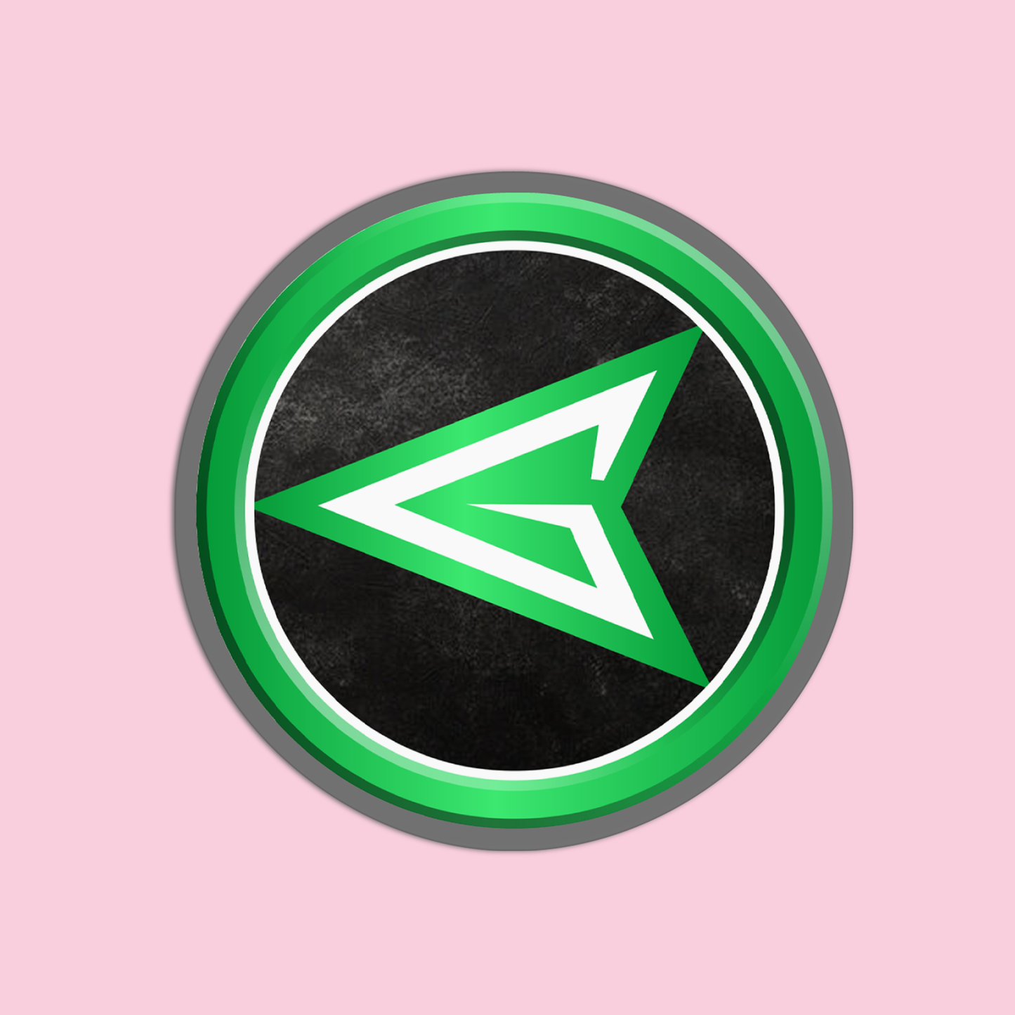 Green Arrow Hero's Emblem Sticker