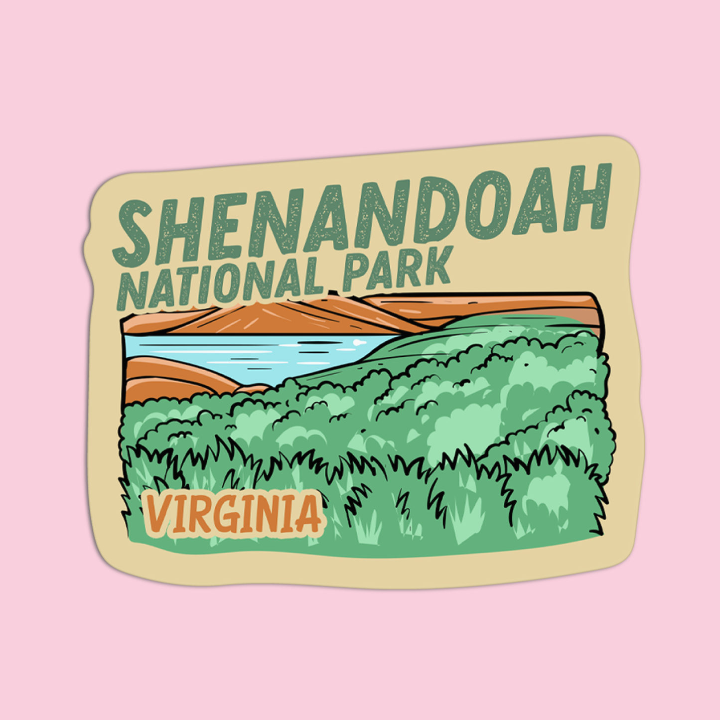 Virginia Shenandoah National Park Sticker