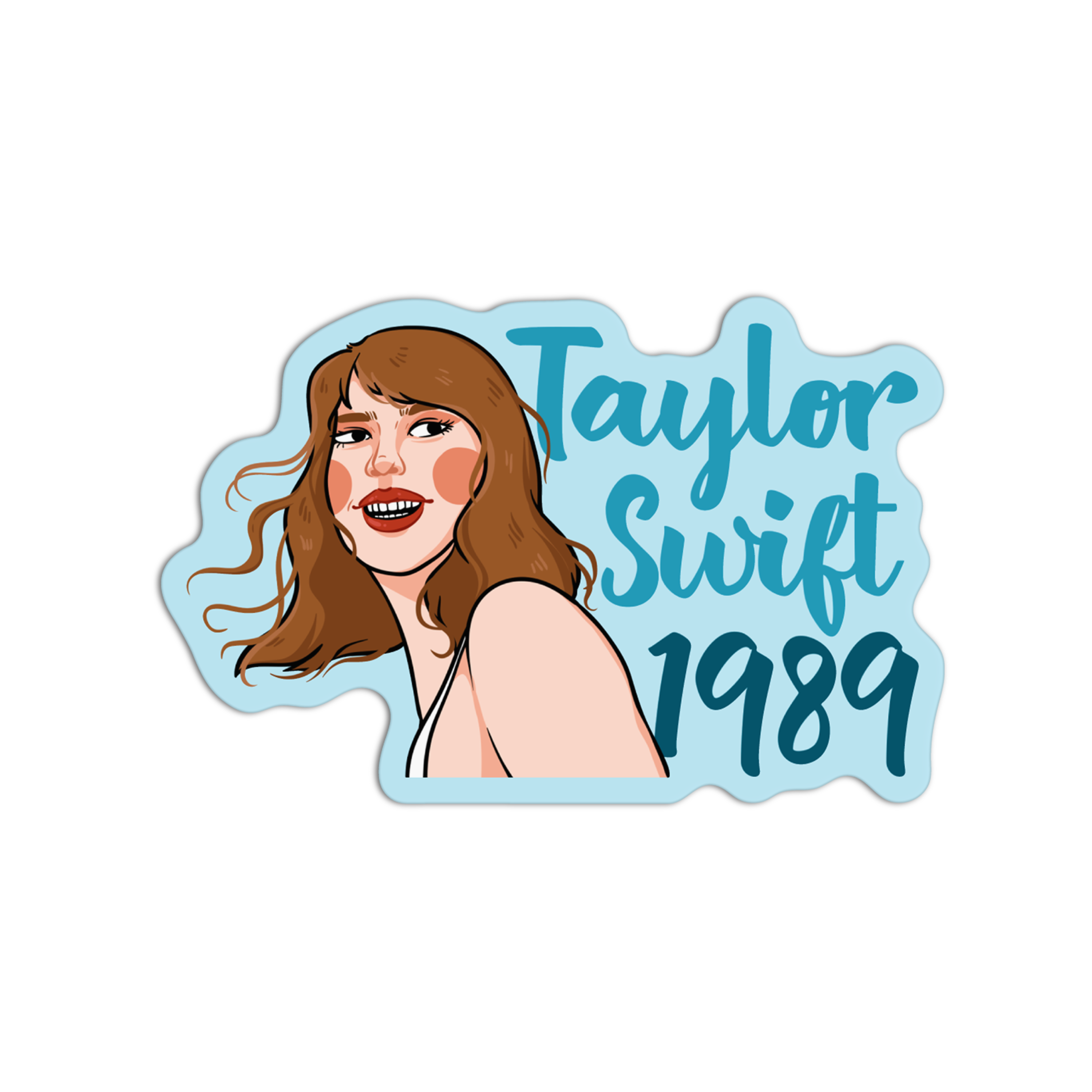 T Swift Taylor 1989 Album Vinyl Music Sticker for Sale by Aria Monique