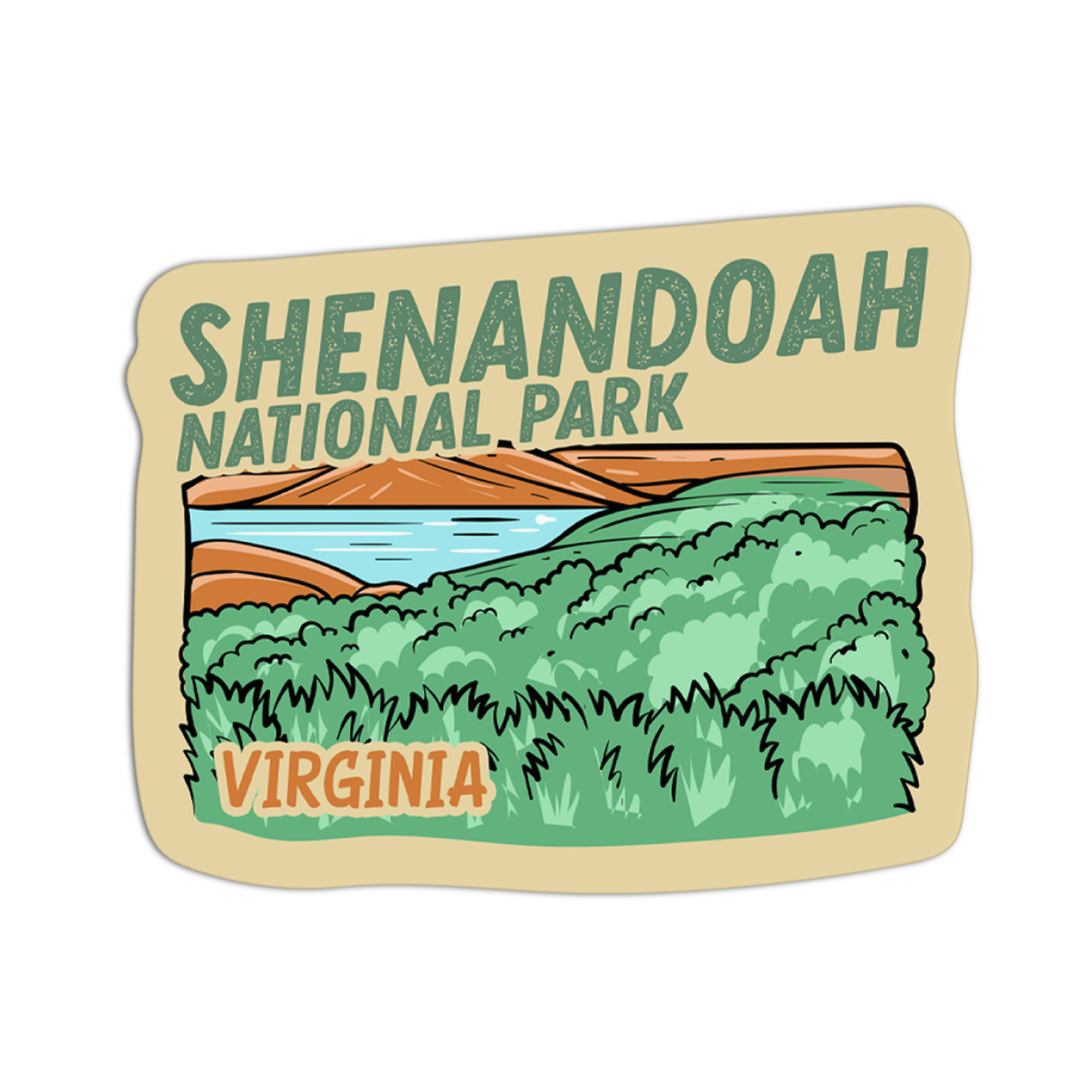 Virginia Shenandoah National Park Sticker