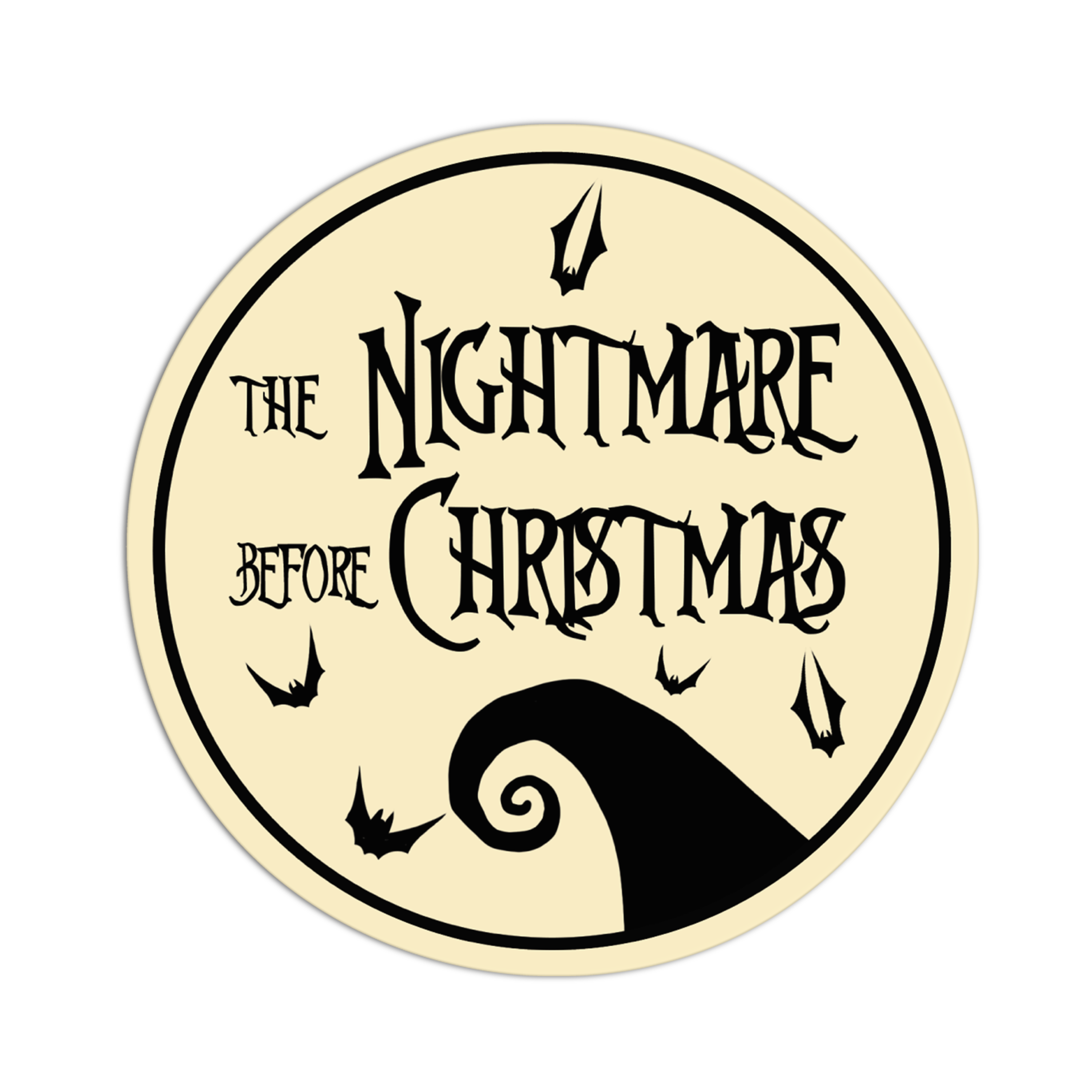 Nightmare offers Before Christmas Stickers