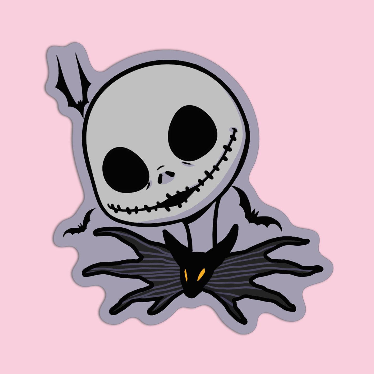 Jack Skellington Nightmare Before Christmas Sticker