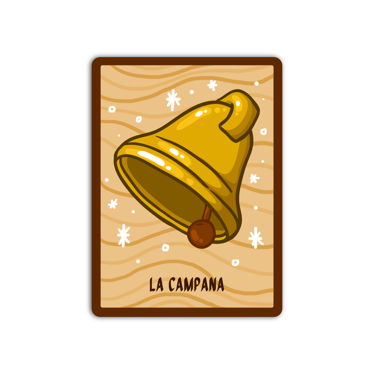 La Campana Loteria Mexican Sticker