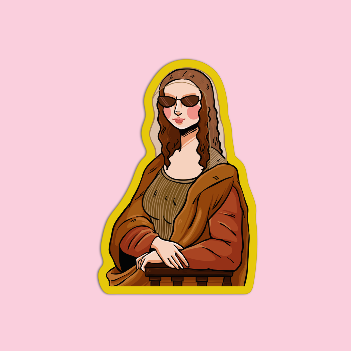 Mona Lisa Arts & Crafts Sticker