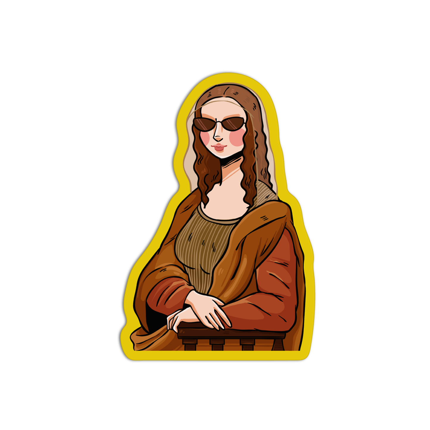 Mona Lisa Arts & Crafts Sticker