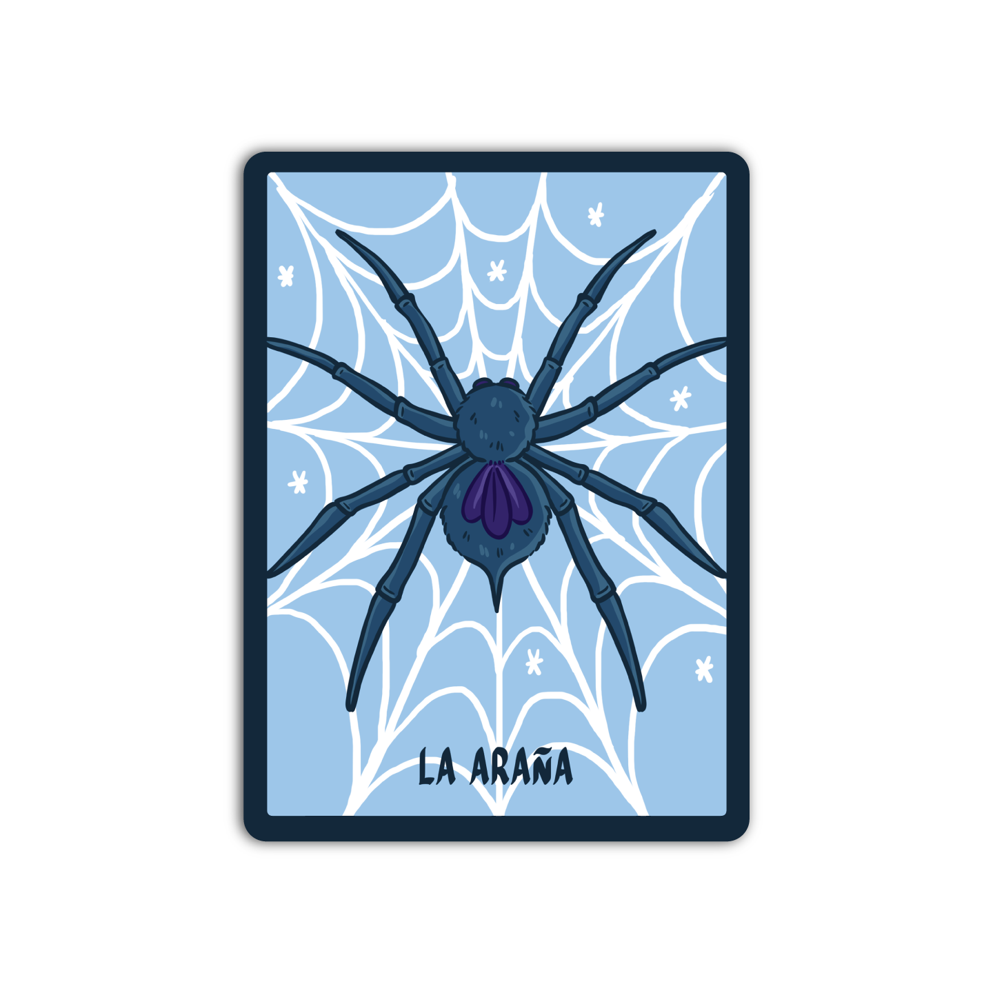 La Araña Loteria Mexican Sticker
