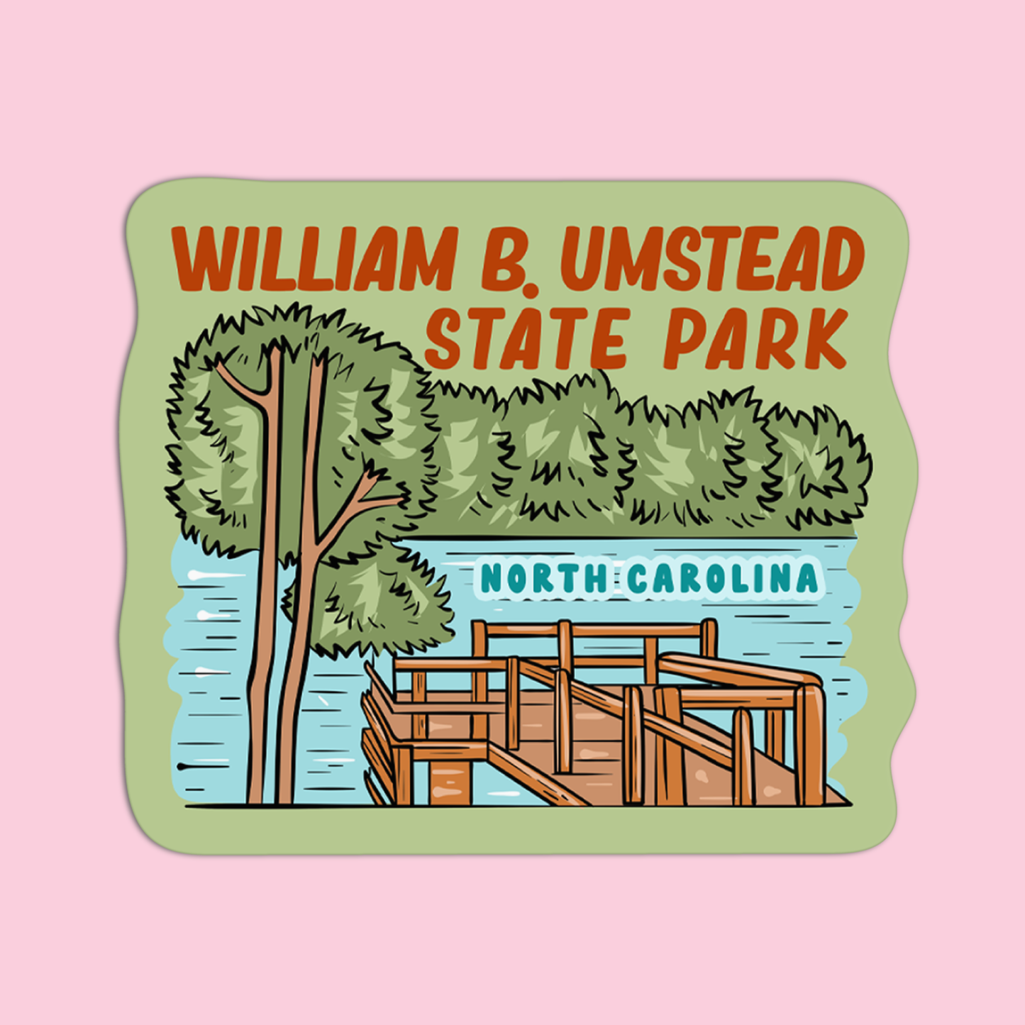 North Carolina William B. Umstead State Park Sticker