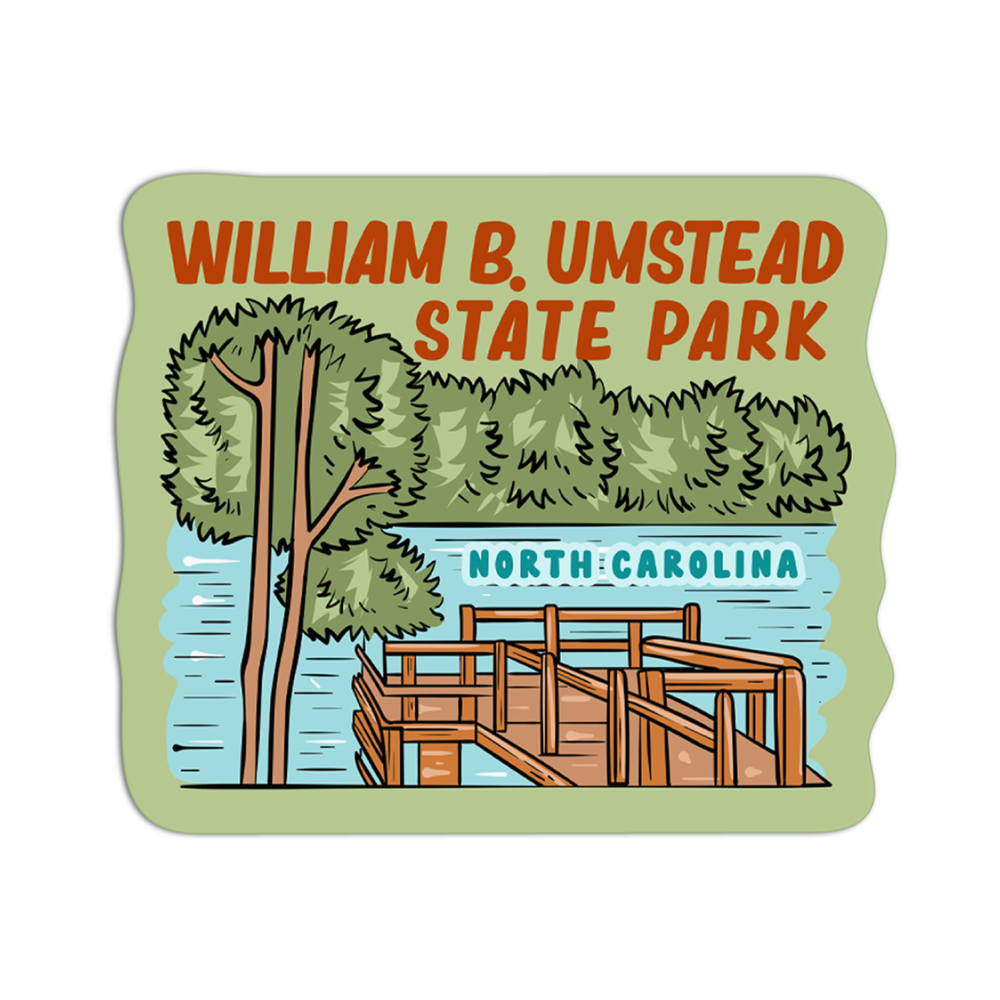 North Carolina William B. Umstead State Park Sticker