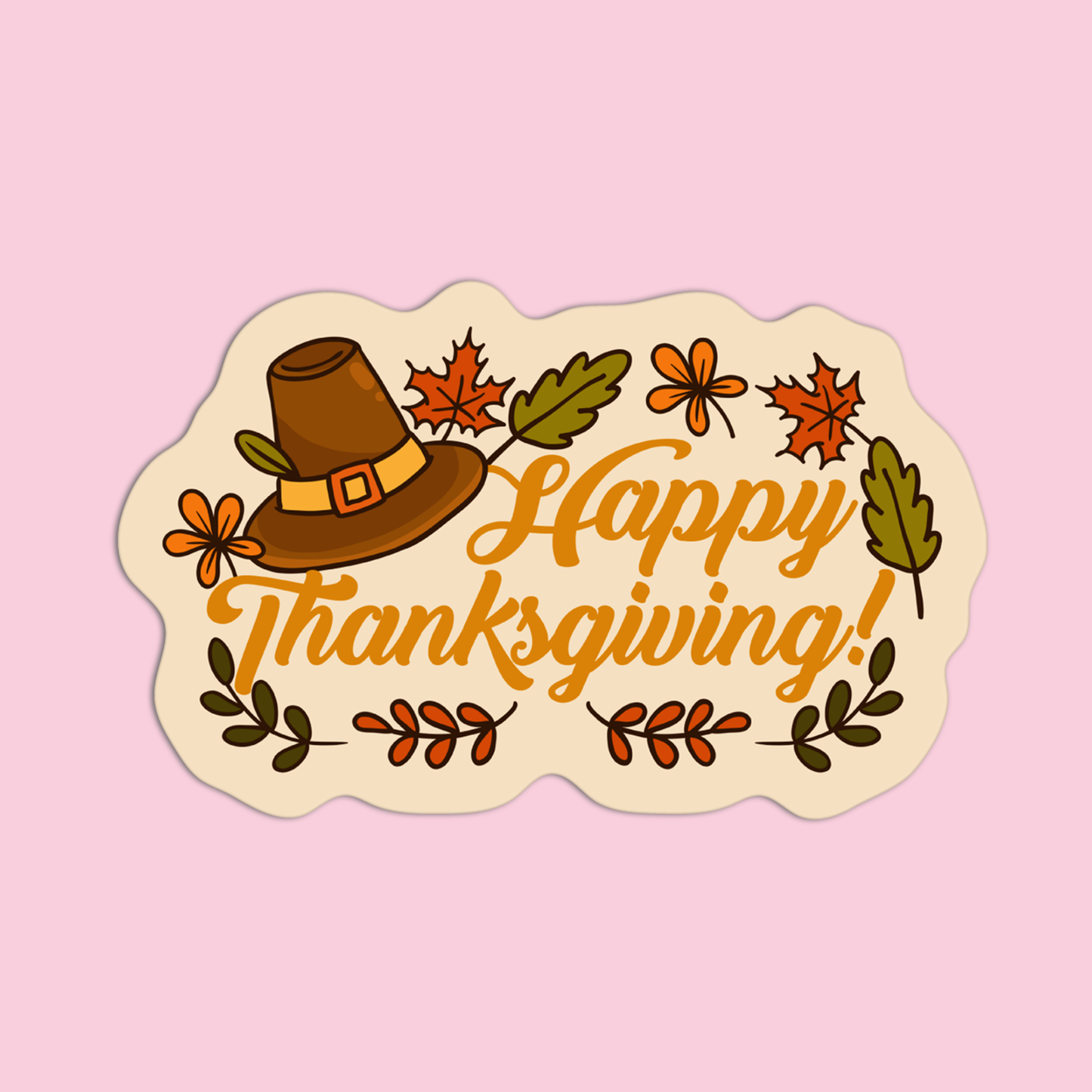 Happy Thanksgiving Sticker