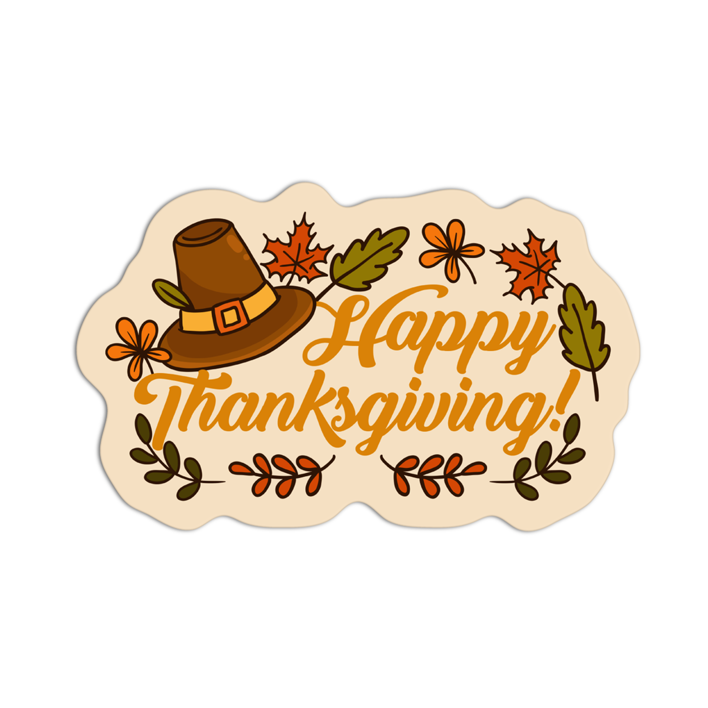 Happy Thanksgiving Sticker