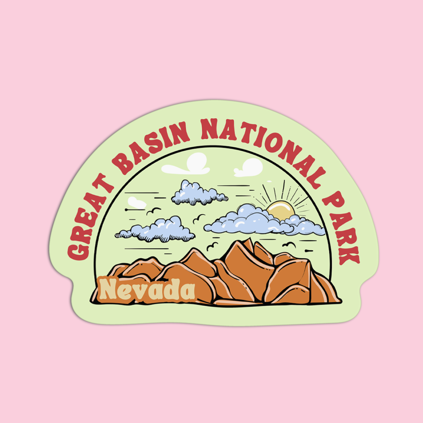 Nevada Great Basin National Park Sticker