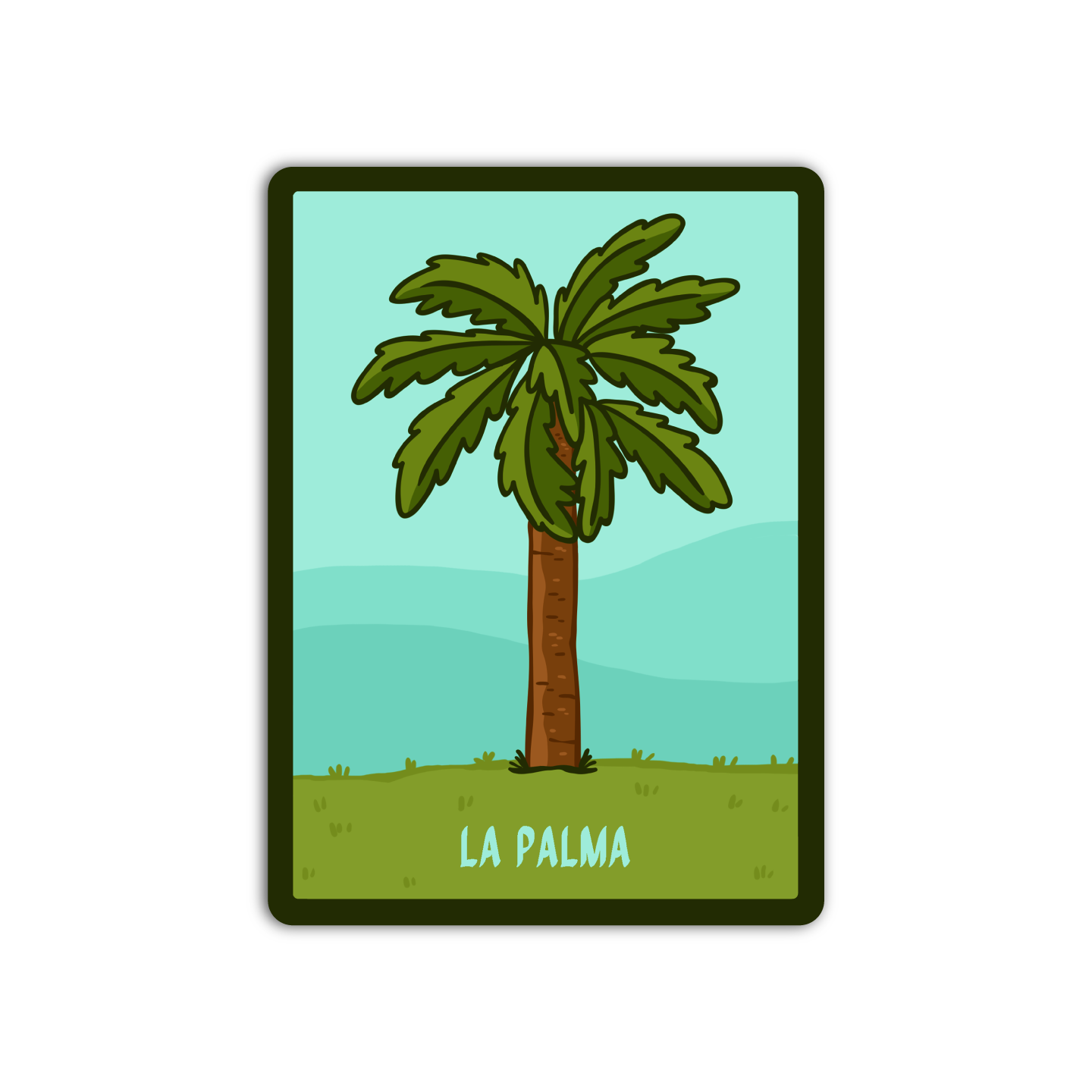 La Palma Loteria Mexican Sticker