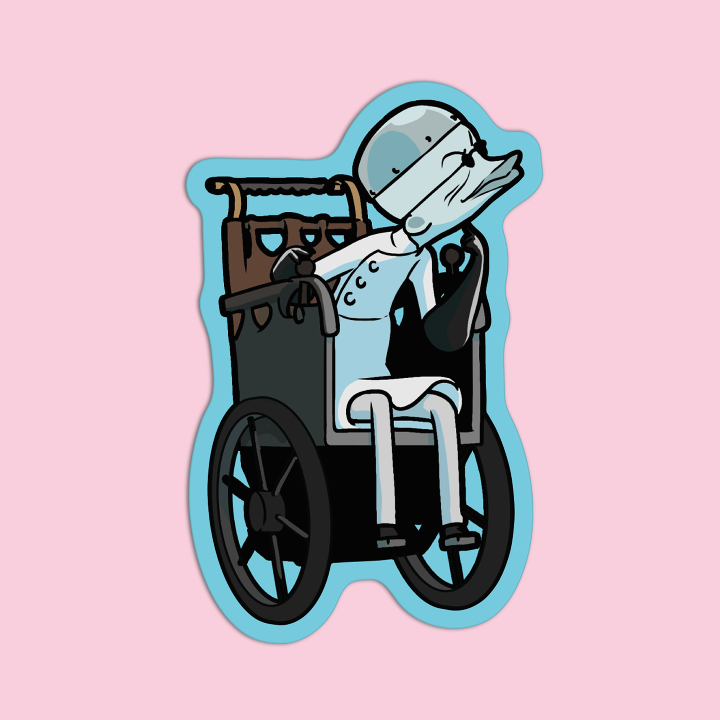 Dr. Finkelstein Nightmare Before Christmas Sticker