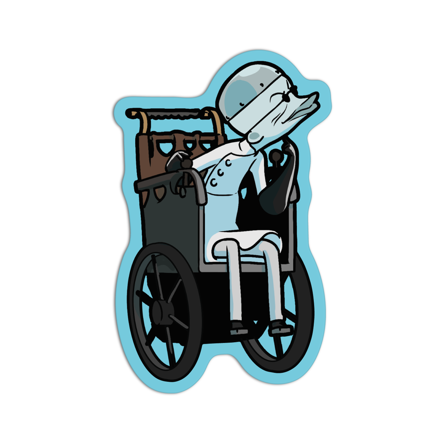 Dr. Finkelstein Nightmare Before Christmas Sticker
