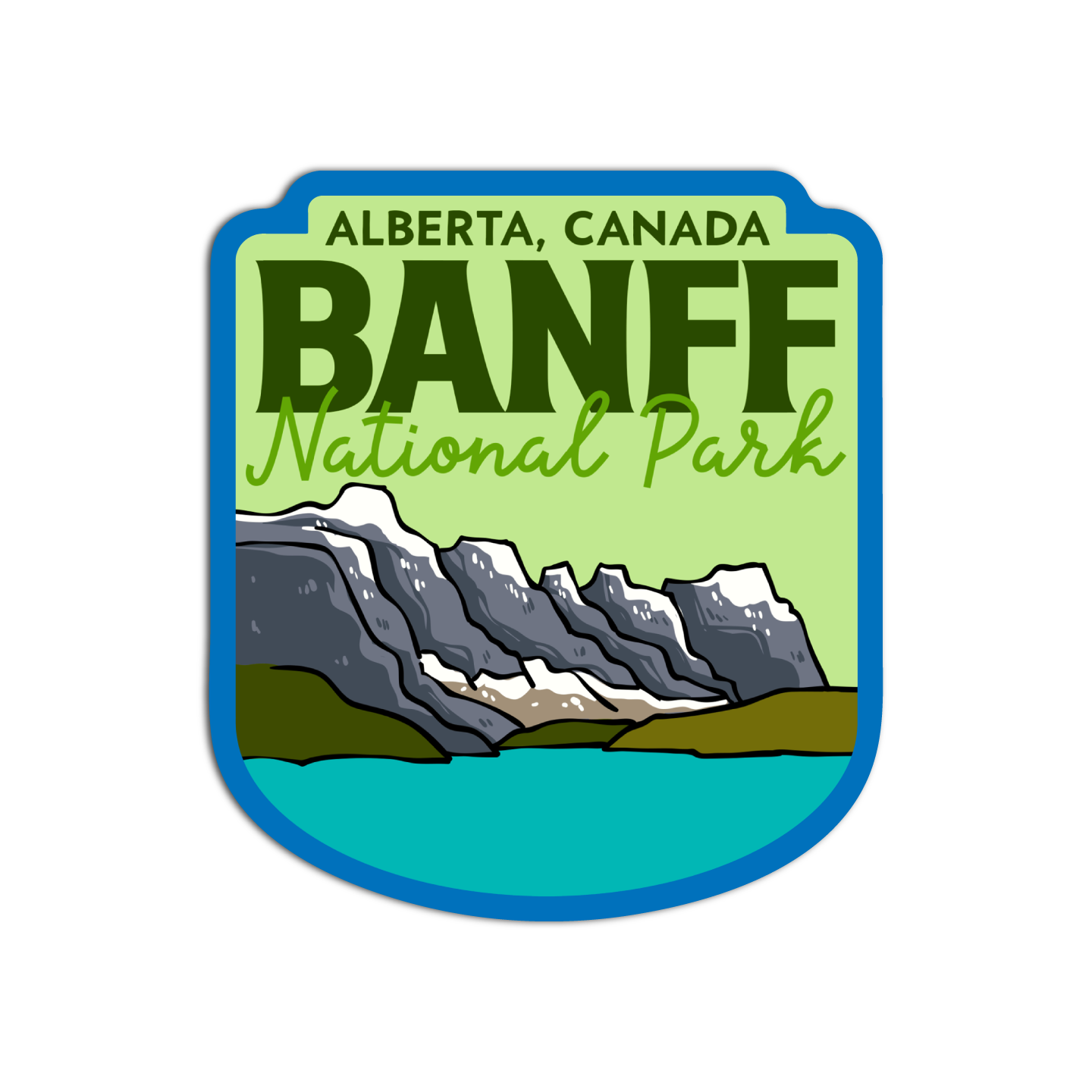 Alberta Canada Banff National Park Canada Sticker