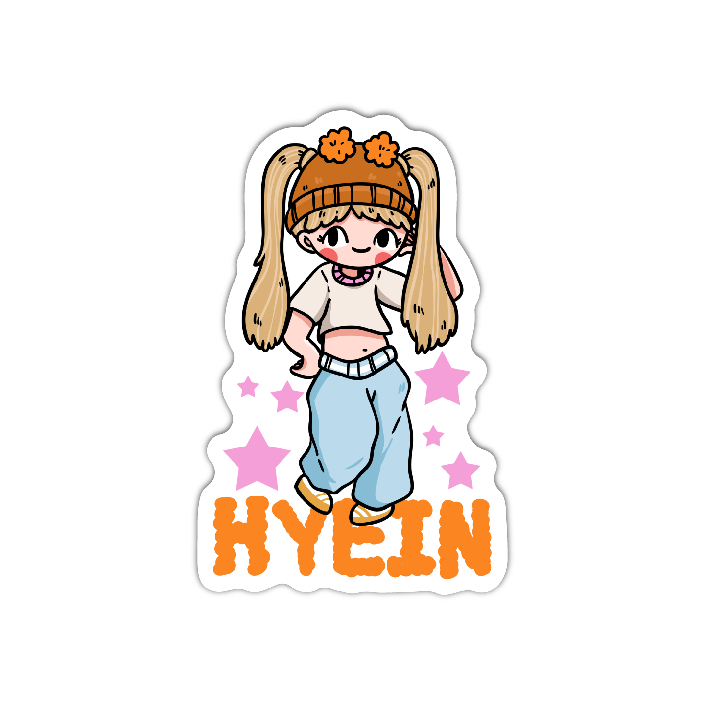 Hyein New Jeans Kpop Sticker – GirlsPrintingHouse