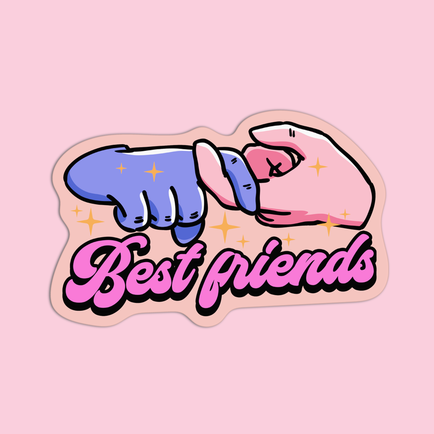 Best Friends ASL Sticker