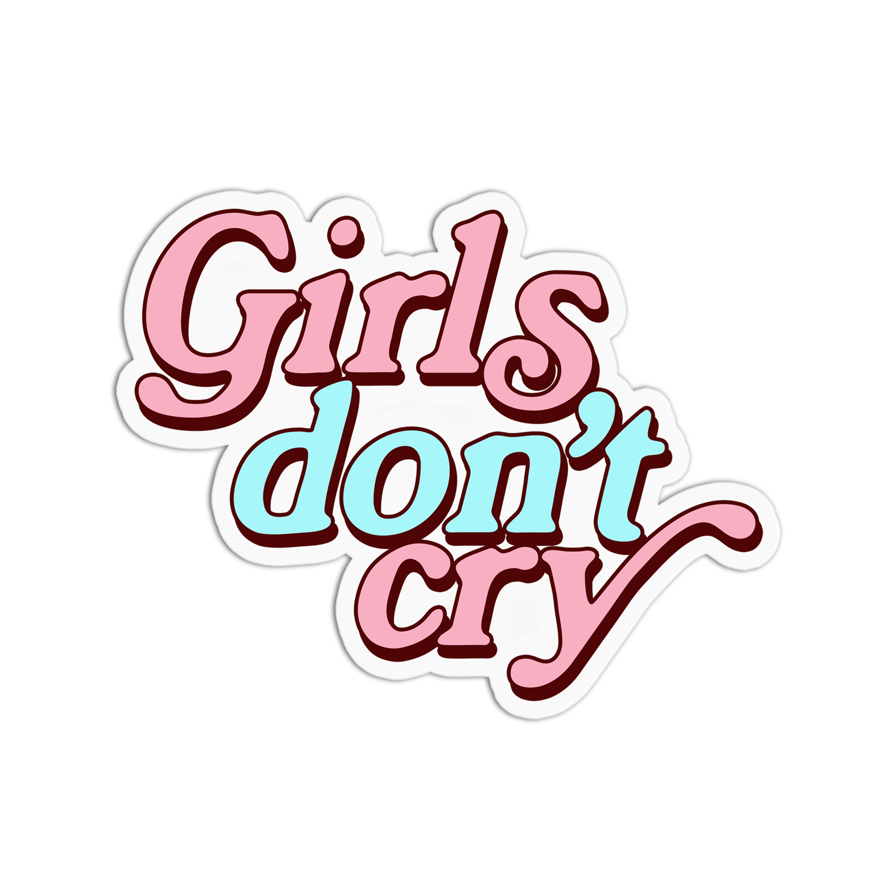 Girls don't cry Sticker