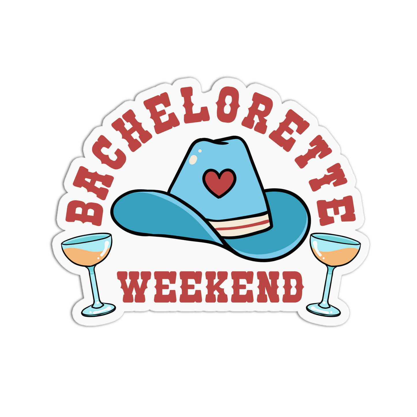 Bachelorette Weekend Bachelorette Sticker