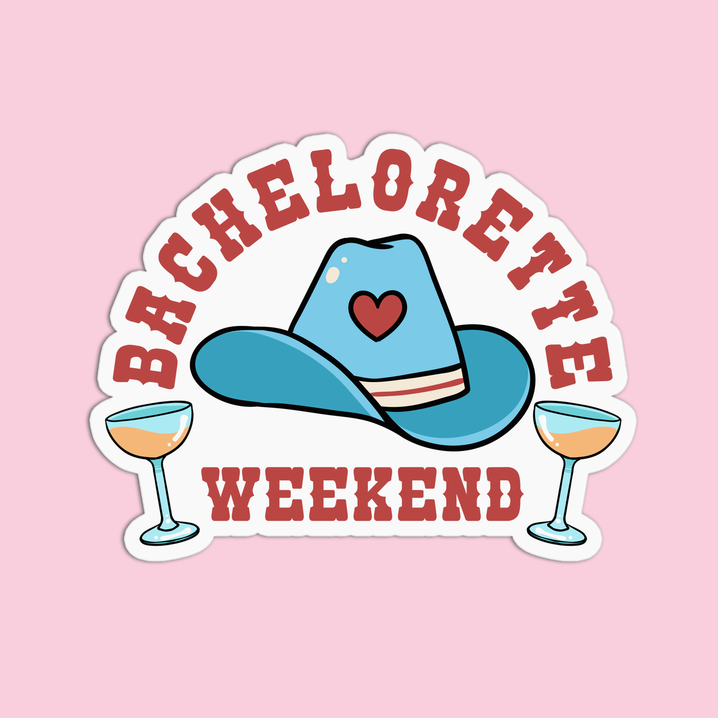 Bachelorette Weekend Bachelorette Sticker