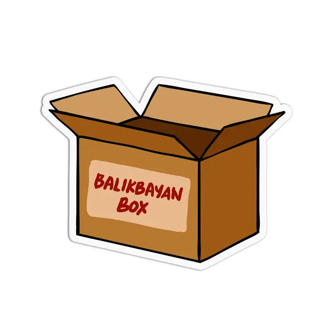 Balikbayan Box Pinoy Sticker