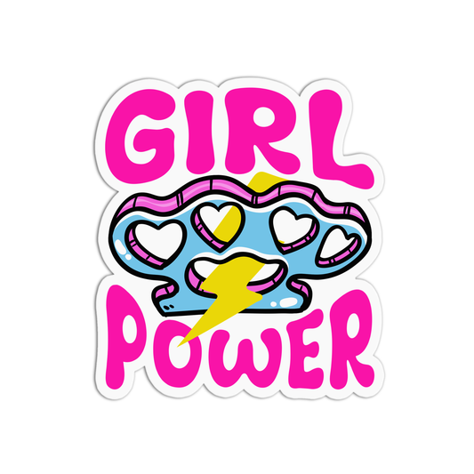 Girl Power Feminism Sticker