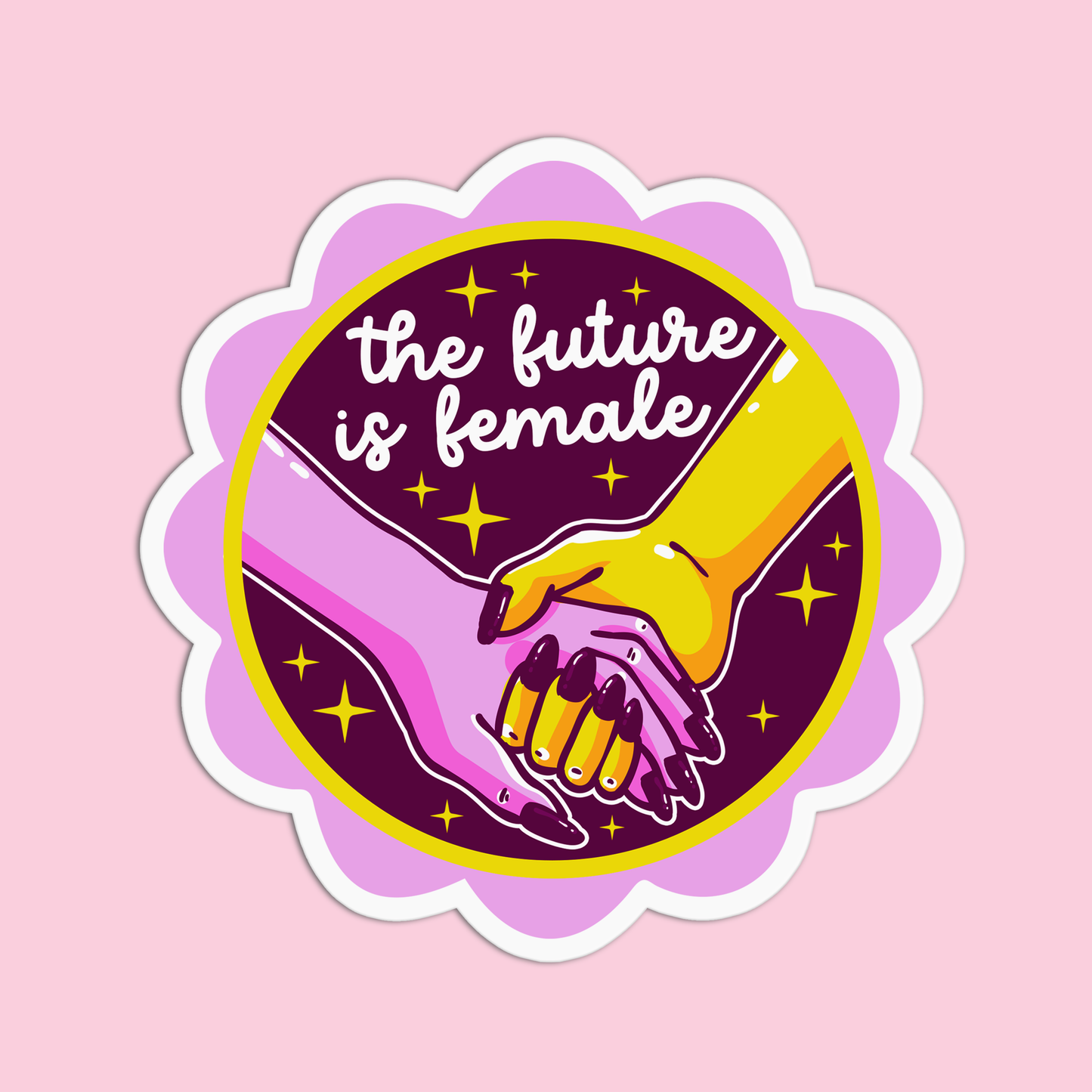 The future is female Feminism Sticker