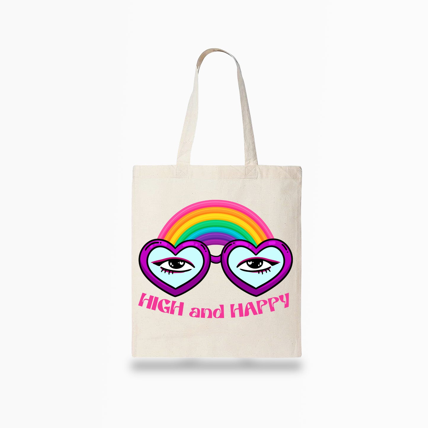 High and Happy Tote Bag