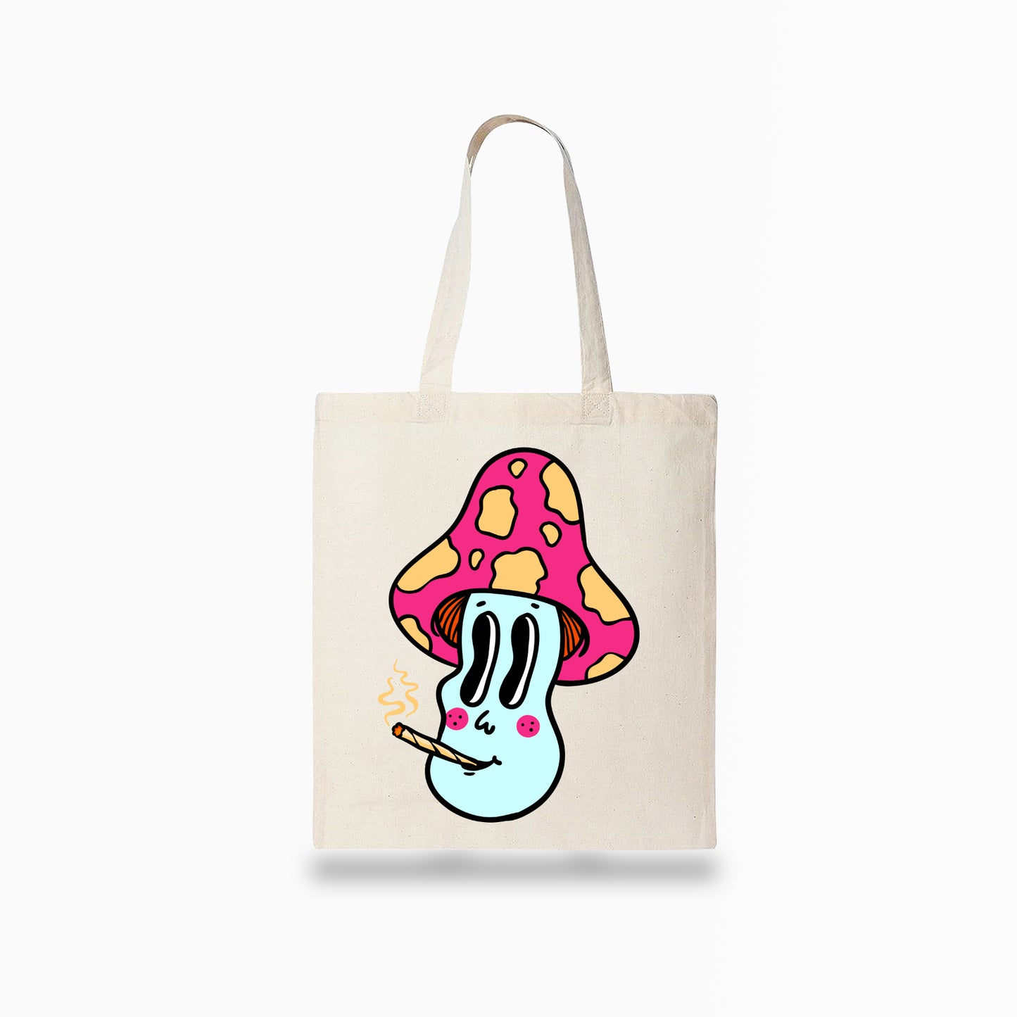 Smoking Mushroom Tote Bag