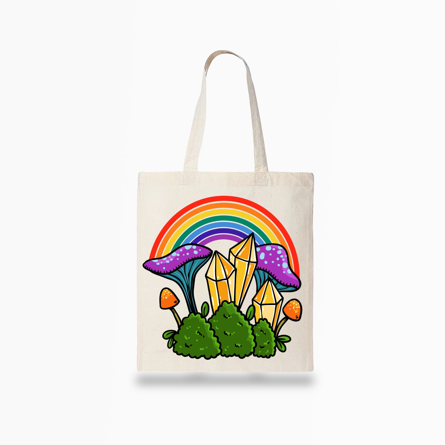 Crystal, Weed, Mushroom Tote Bag