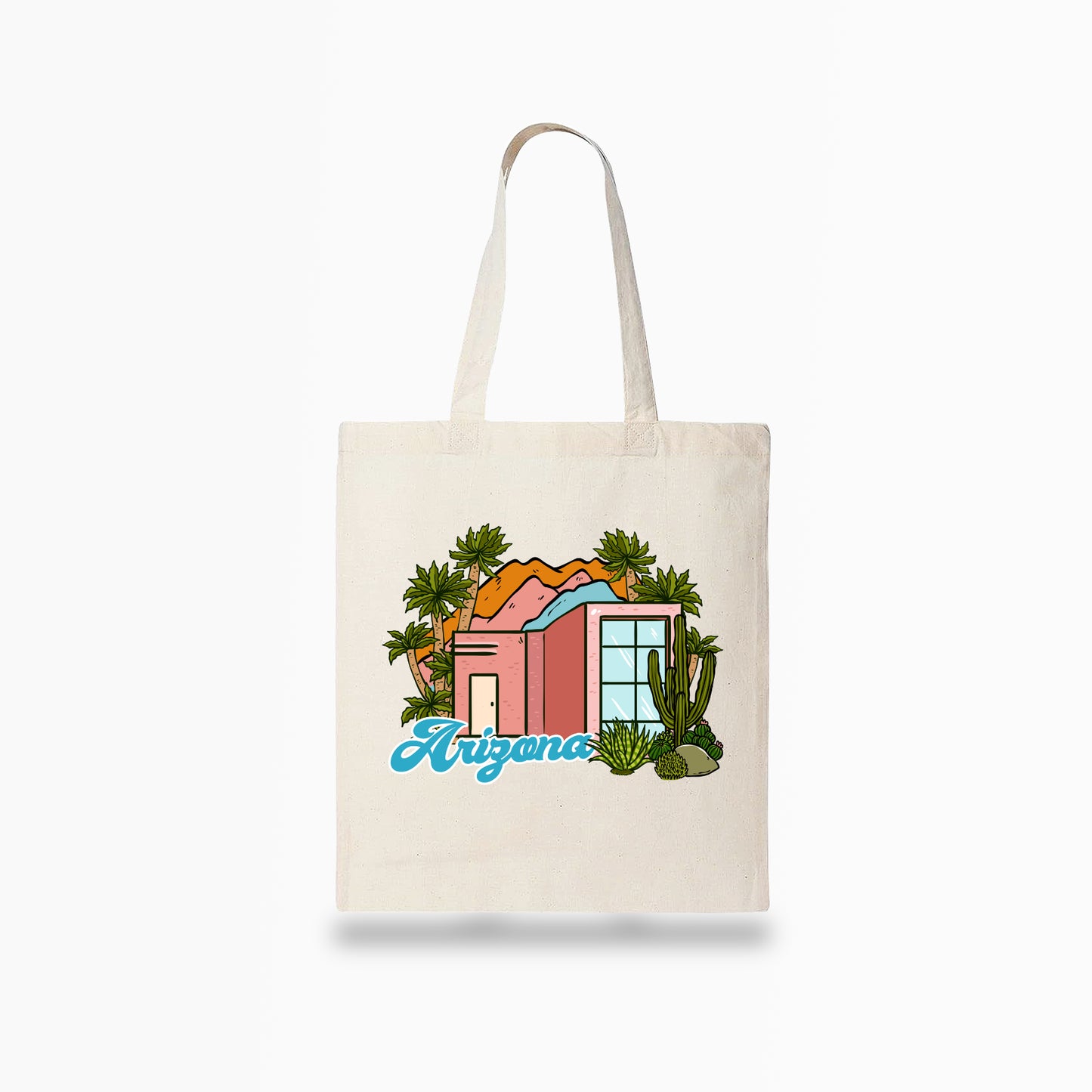 Pink House Tote Bag