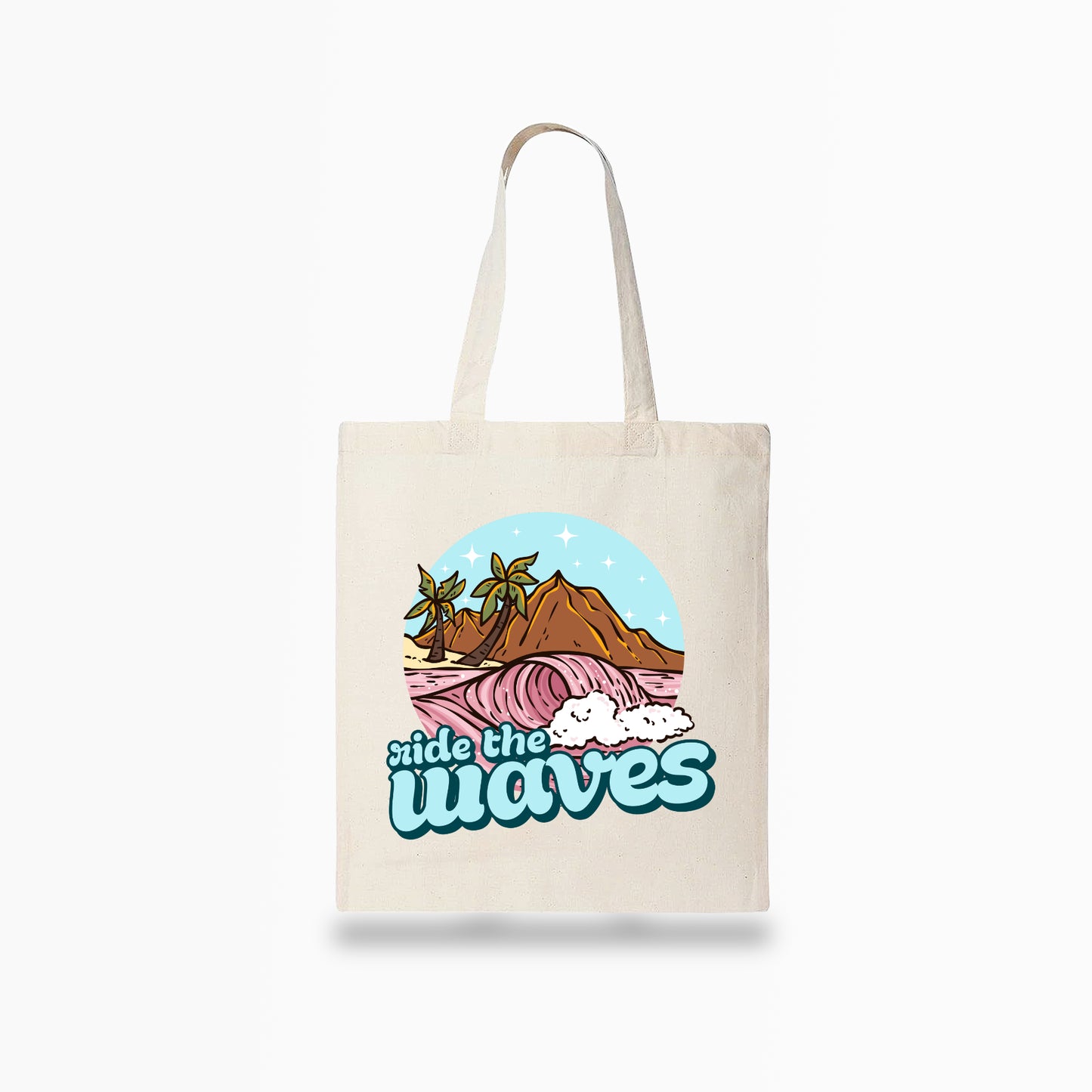 Side the Waves Tote Bag