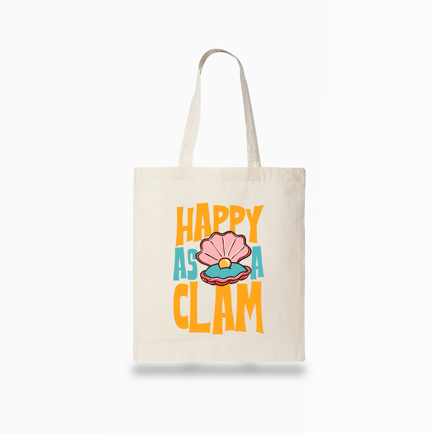 Happy as a Clam Tote Bag