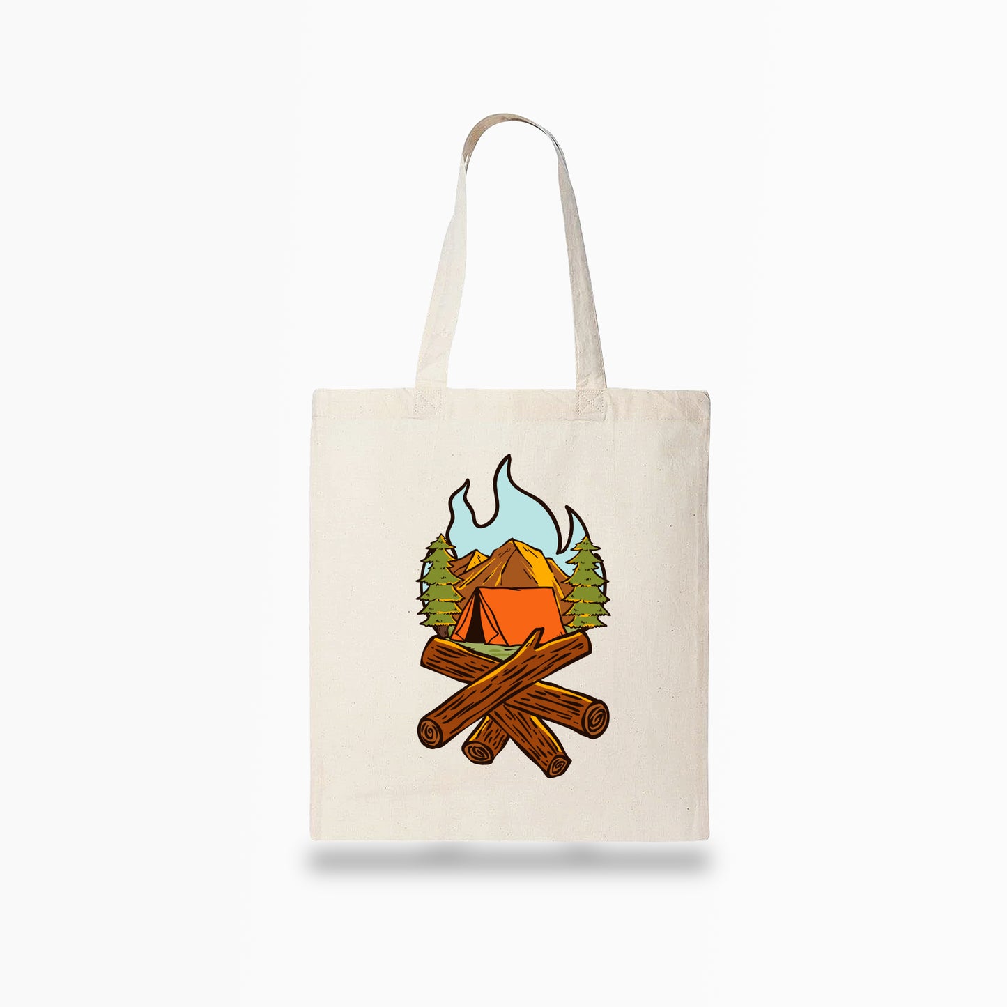 Bonfire Tent Tote Bag