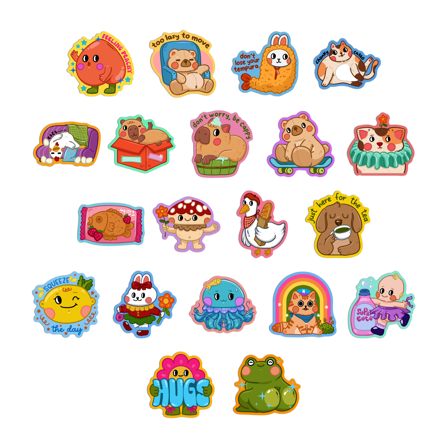 Cute Animals Sticker Pack