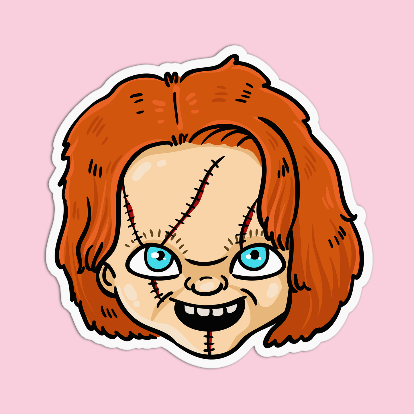 Chucky Halloween Sticker