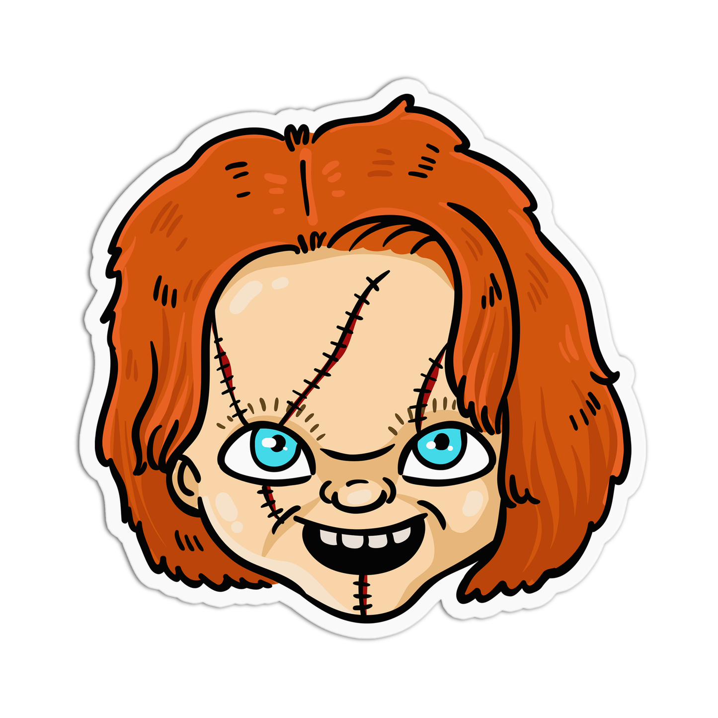 Chucky Halloween Sticker