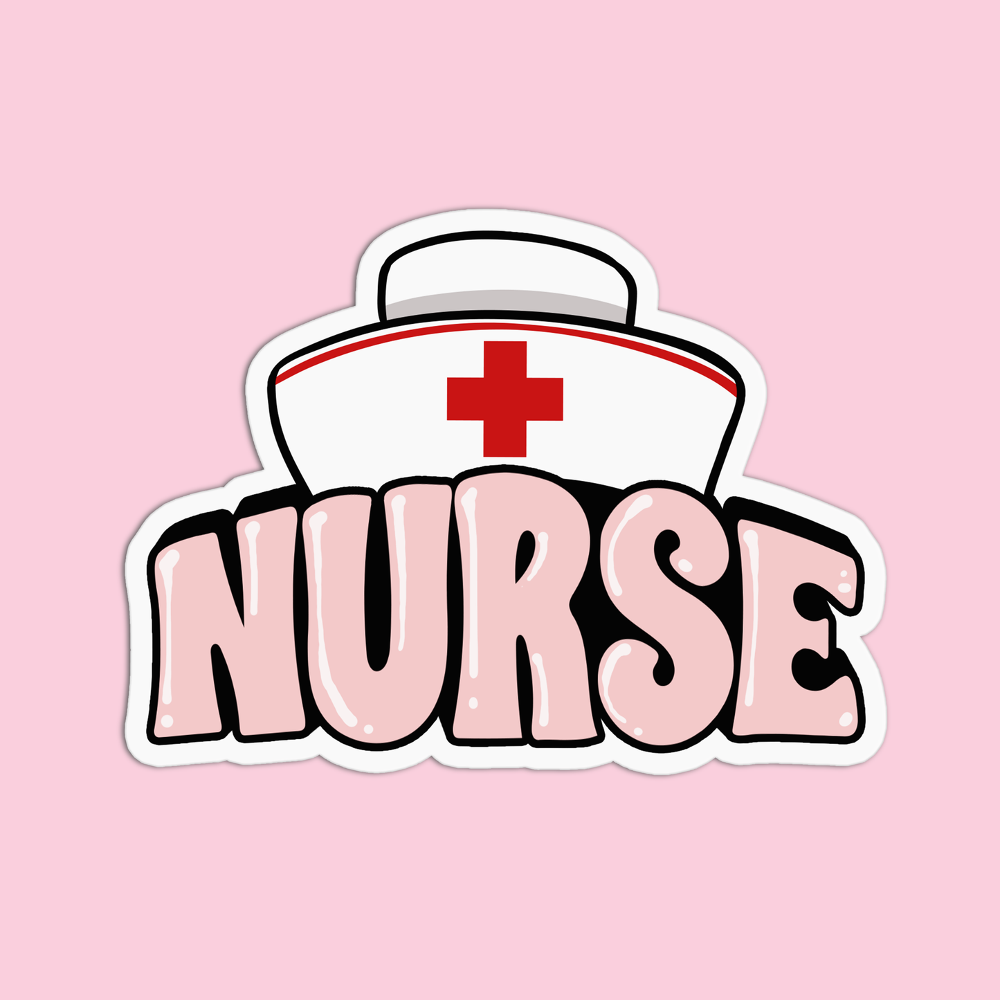Nurse Cap Nurse Stickers