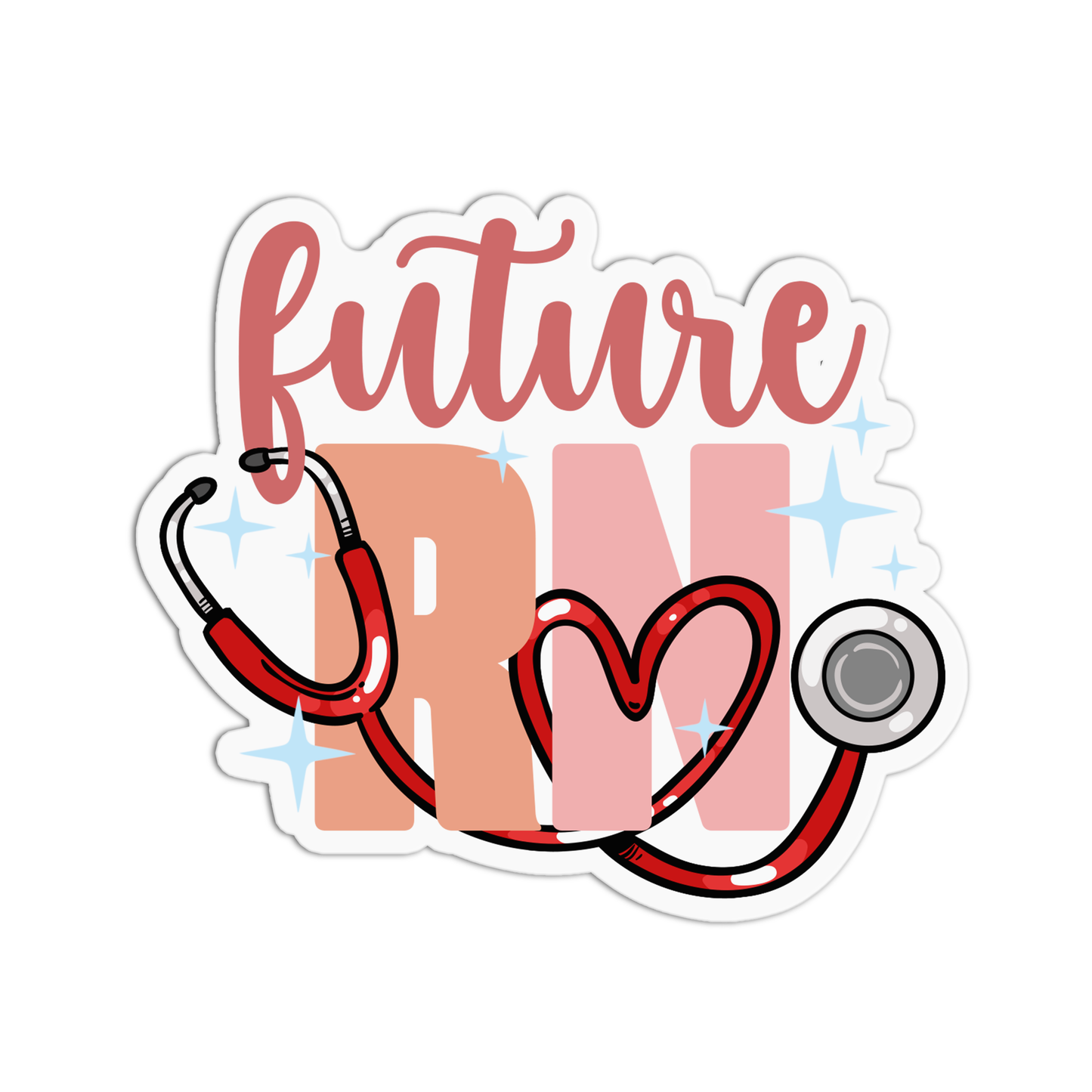 Future RN Nurse Stickers