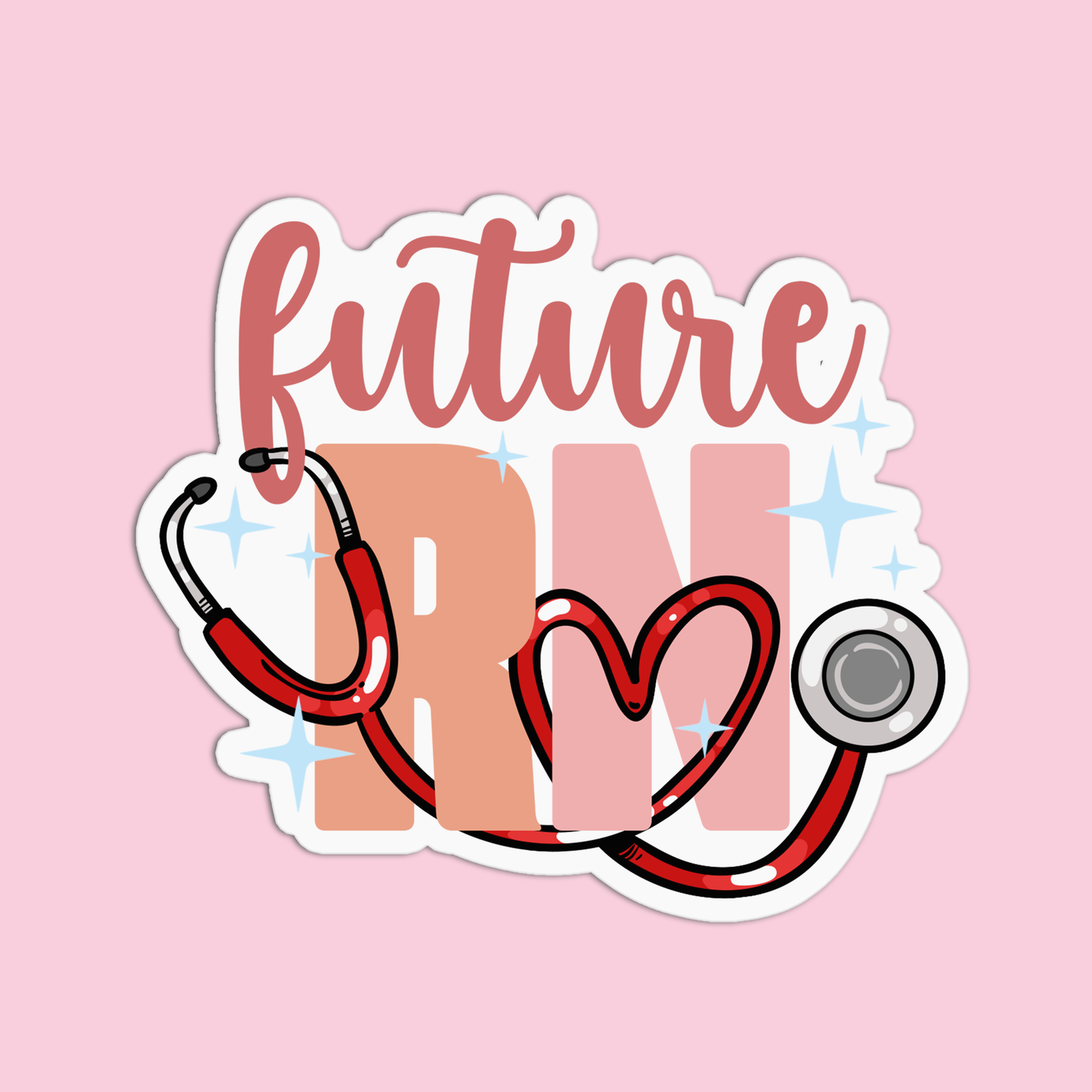 Future RN Nurse Stickers