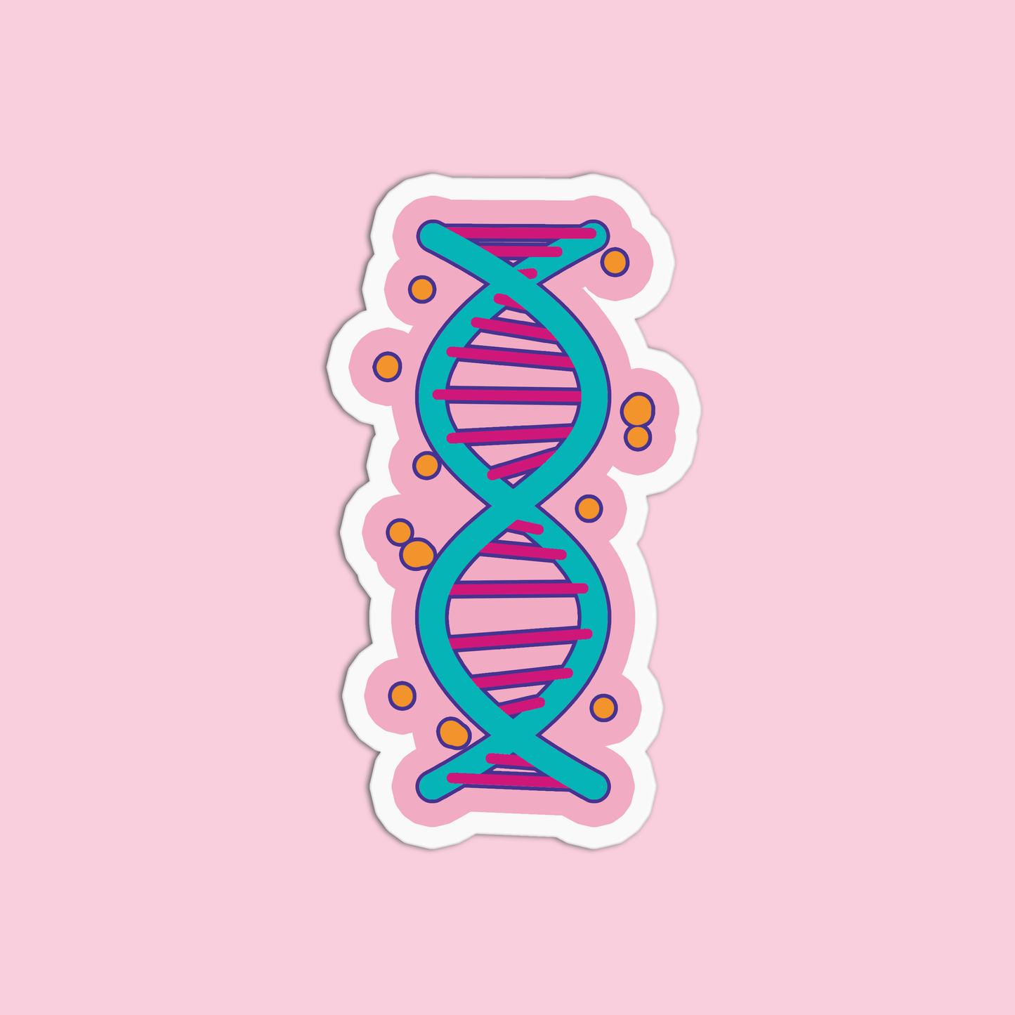 DNA Structure Science Sticker