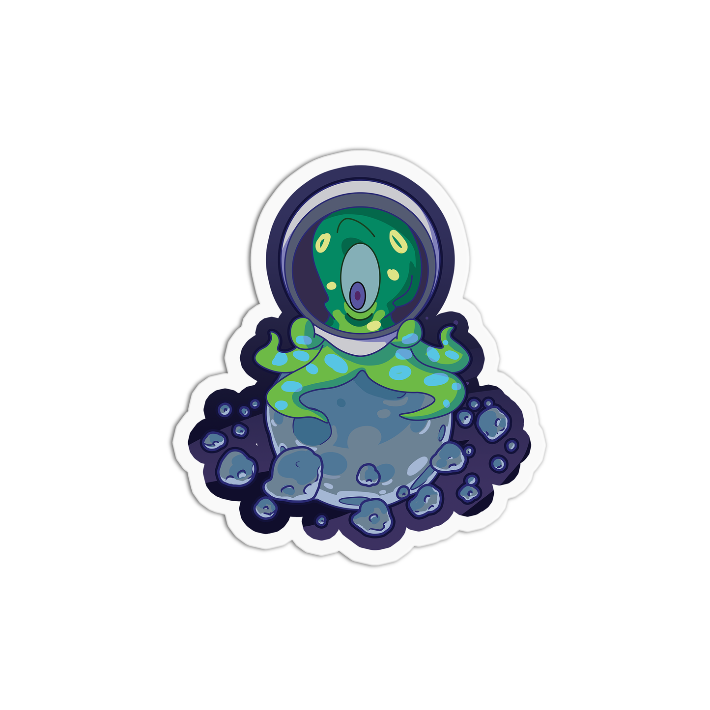 Alien Space One Sticker
