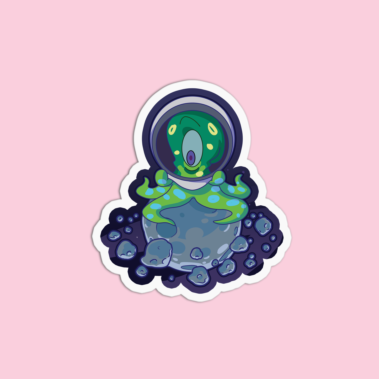 Alien Space One Sticker