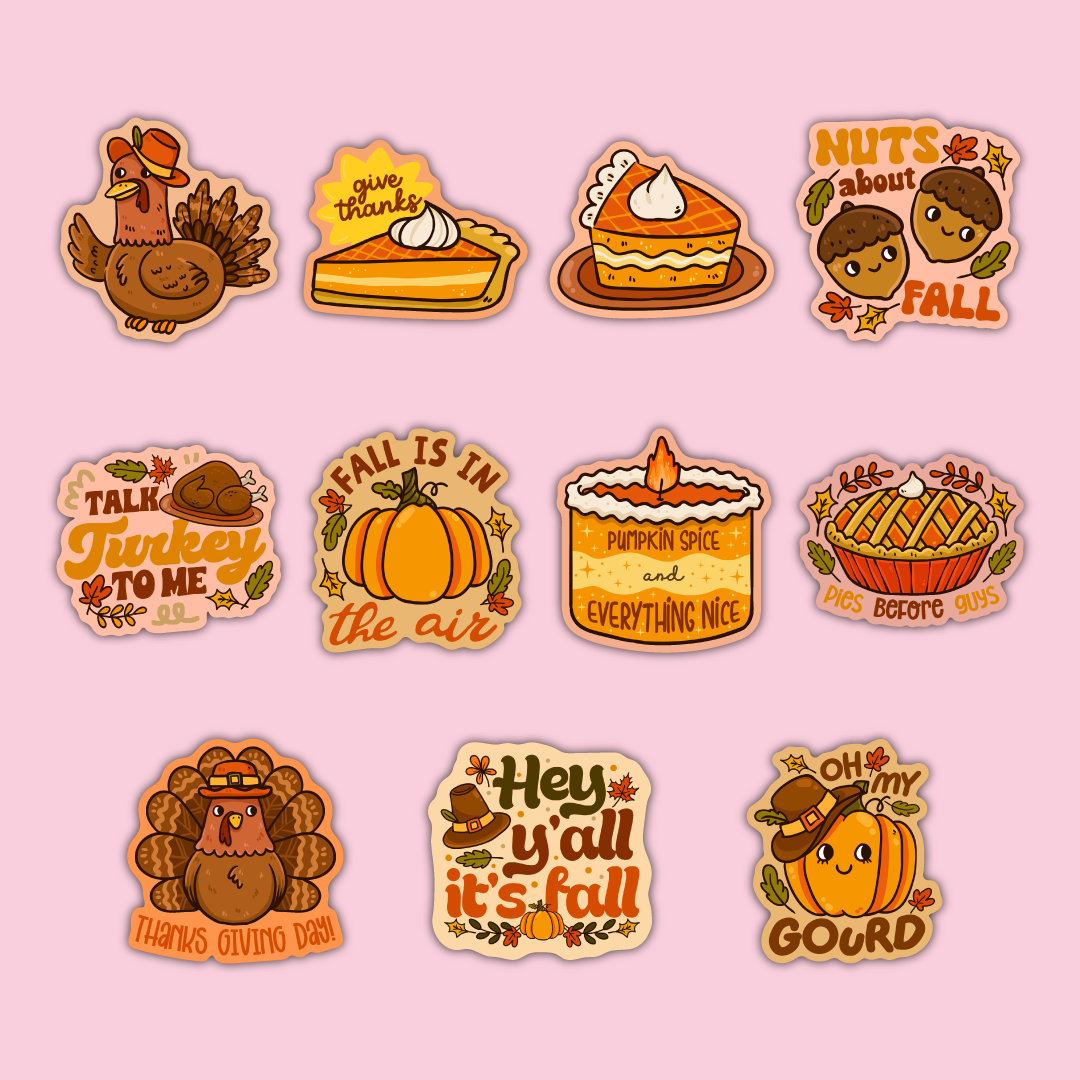 Thanksgiving Sticker Pack