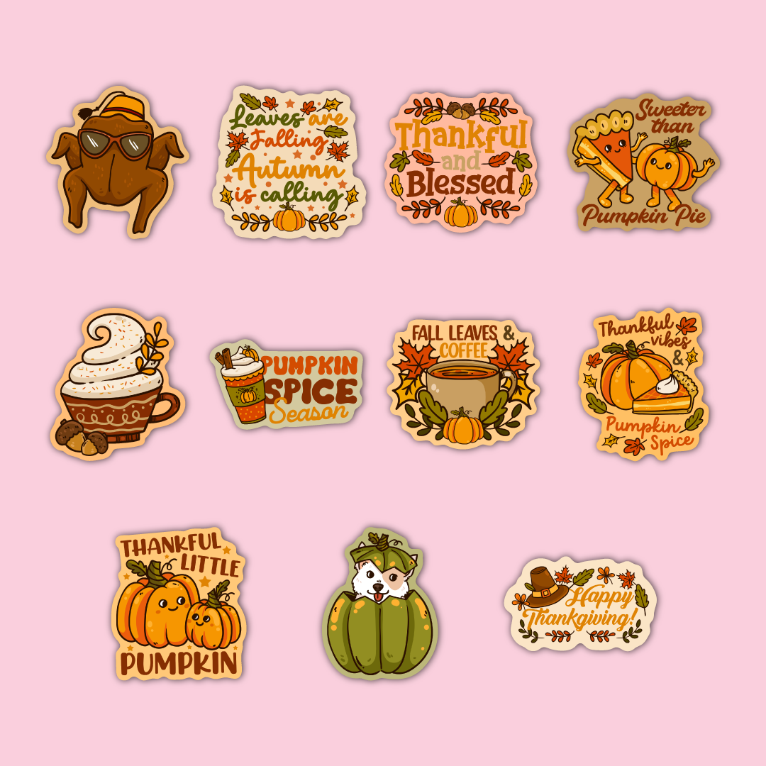 Thanksgiving Sticker Pack