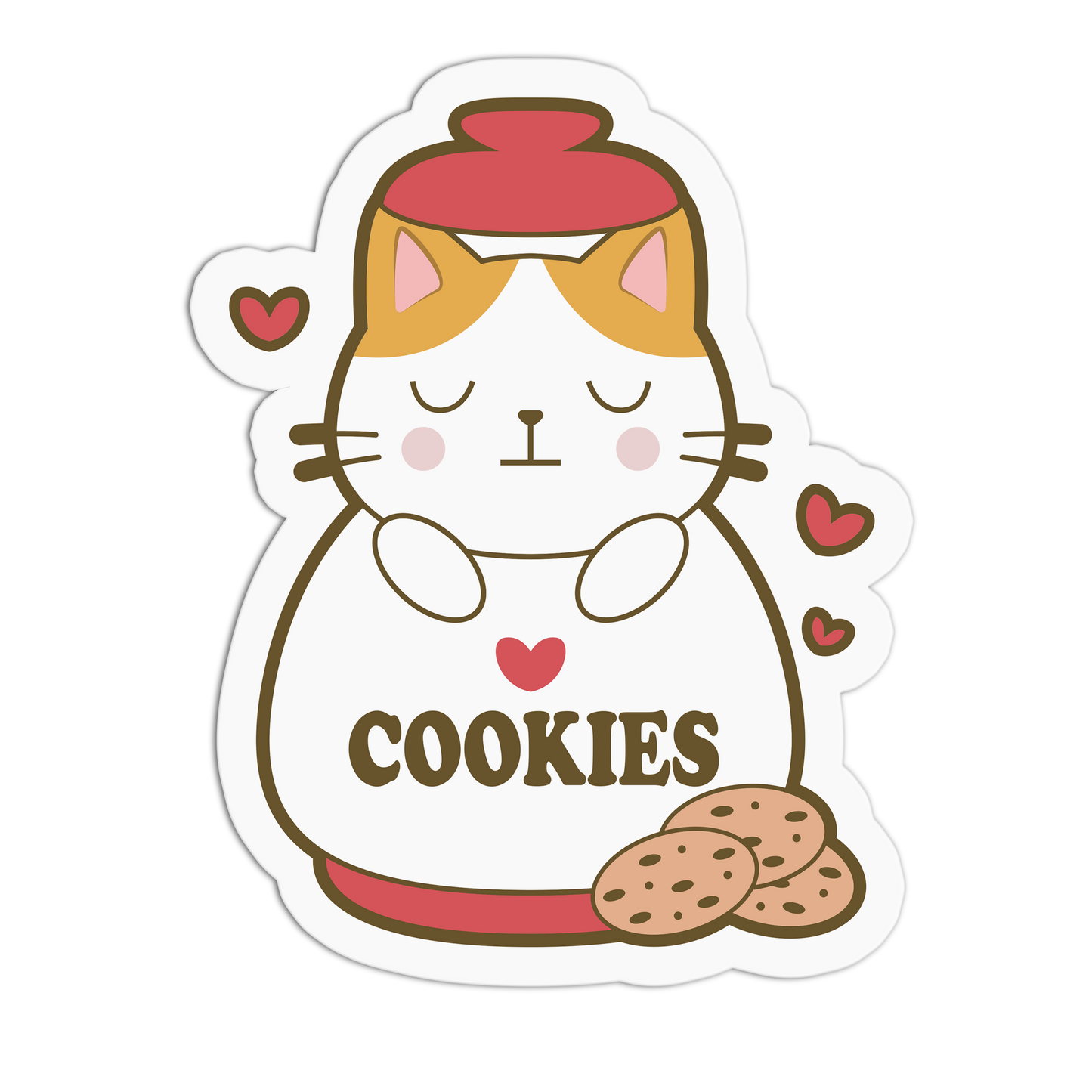 Cookie Guardian Cat Series Stickers