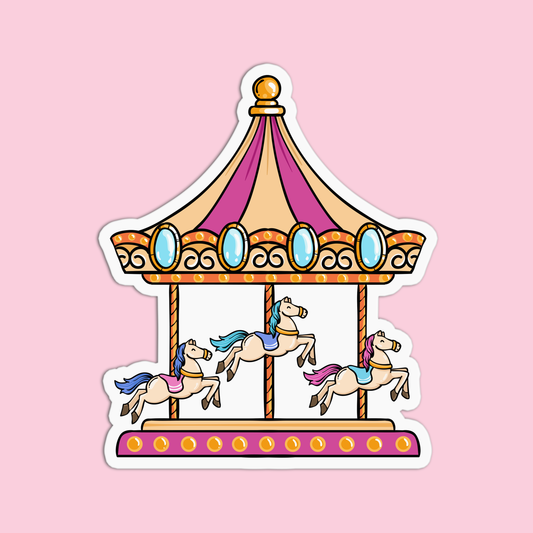 Carousel Coachella Music and Arts Festival Sticker