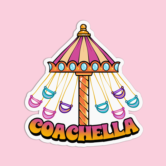 Wave Swinger Coachella Music and Arts Festival Sticker