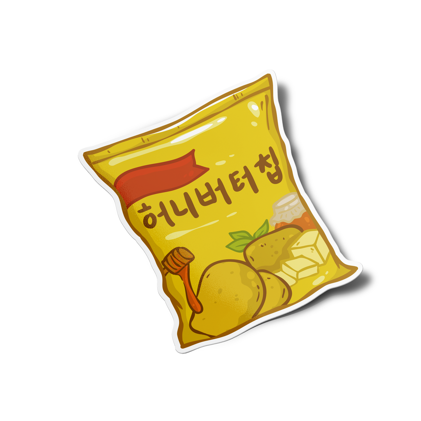 Honey Butter Chips Asian Food Sticker