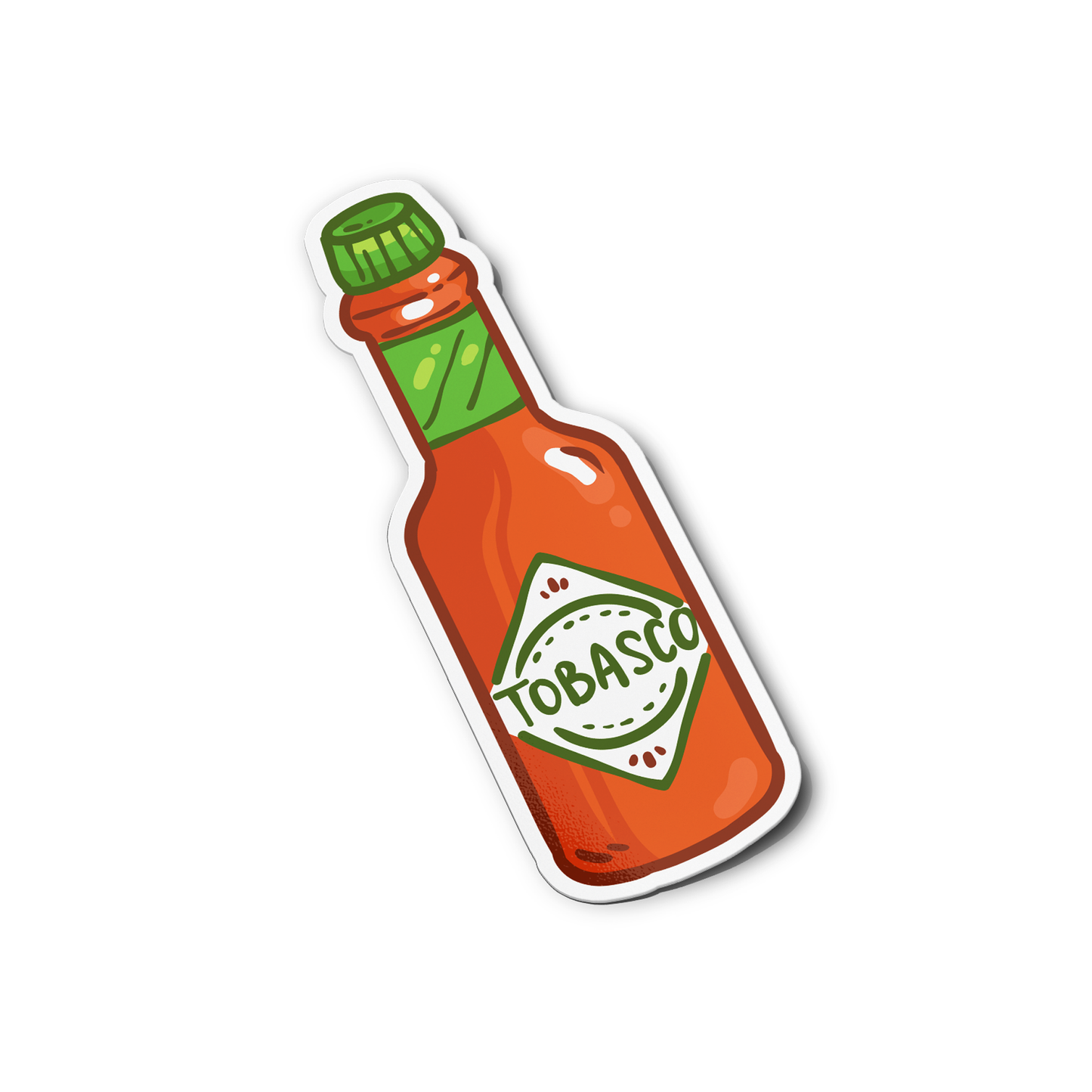 Tobasco Sauce Asian Condiments Sticker